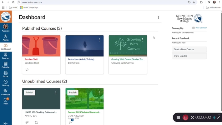 Importing Course Content into a Canvas Shell and How to Change Home Page
