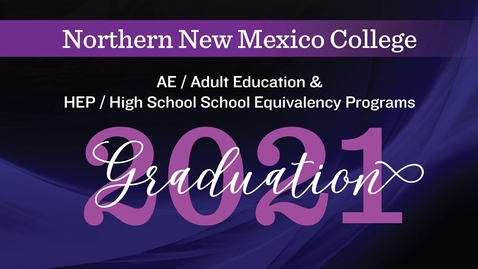 Thumbnail for entry NNMC HEP AE 2021 Graduation Celebration