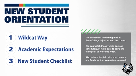 Thumbnail for New Student Orientation