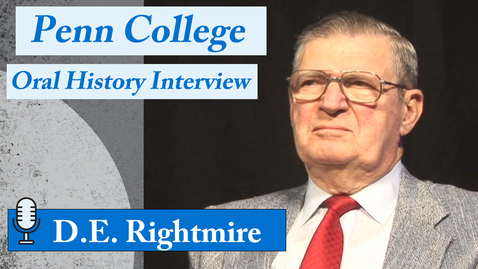 Thumbnail for Oral History Interview: D.E. Rightmire