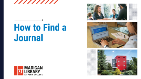 Thumbnail for How to: Find a Journal