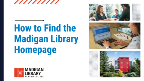 Thumbnail for entry How to: Find the Library Homepage