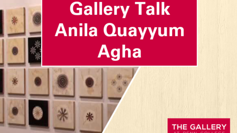 Thumbnail for Gallery Talk: Anila Quayyum Agha