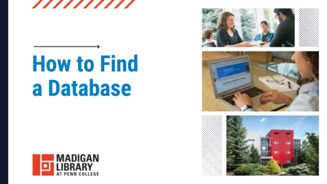 Thumbnail for entry How to: Find a Database