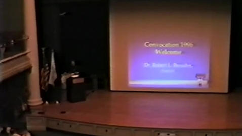 Thumbnail for 1996 Pennsylvania College of Technology Convocation: Part 1