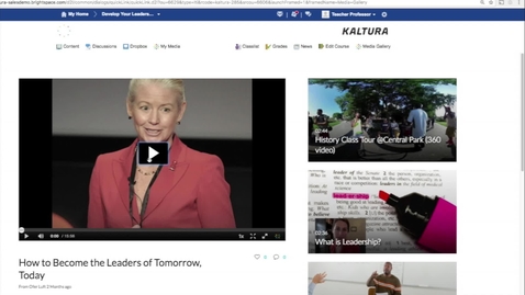 Thumbnail for BrightSpace LMS Walkthrough