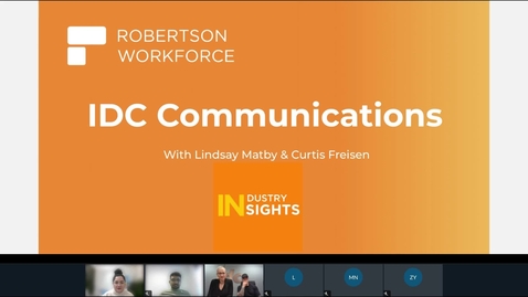 Thumbnail for entry Industry Insights - IDC Communications