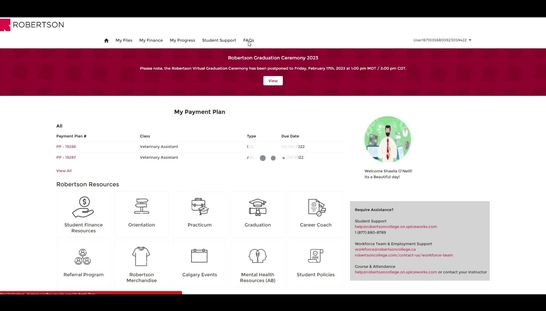 Student Portal - How to find Help