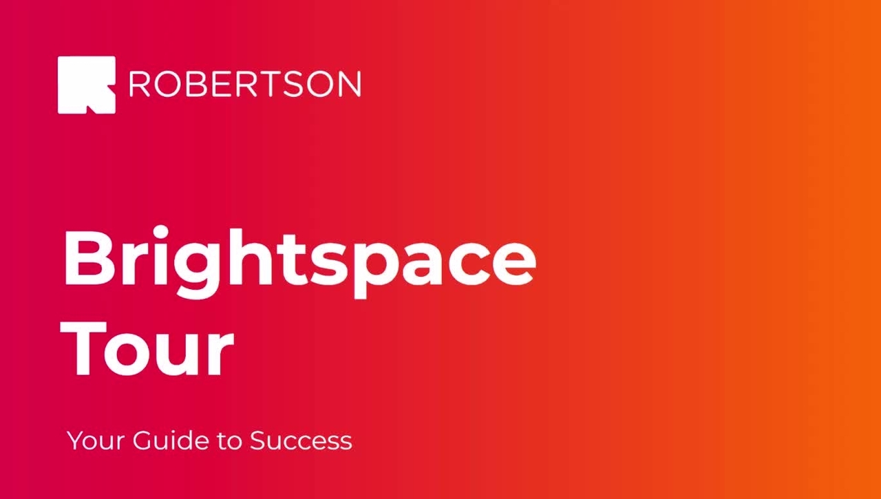 Brightspace Tour - Your Guide to Success