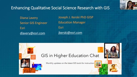 Thumbnail for entry Enhancing Qualitative Social Science Research with GIS: September 2023