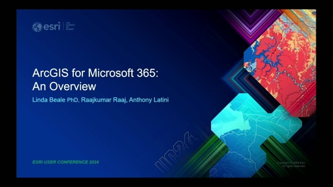 Thumbnail for ArcGIS for Microsoft 365: An Overview