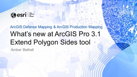 Thumbnail for Generalization product files - Extend Polygon Sides tool