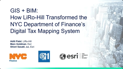 Thumbnail for GIS + BIM: How LiRo-Hill Transformed the NY Department of Finance's Digital Tax Mapping System