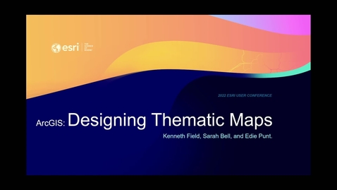 Thumbnail for entry ArcGIS: Designing Thematic Maps