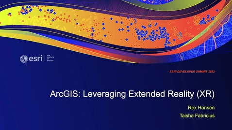 Thumbnail for entry Extended Reality (XR) in ArcGIS