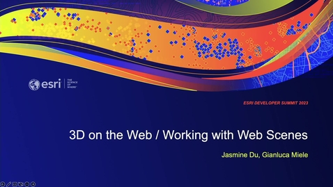 Thumbnail for 3D on the Web /Working with Web Scenes