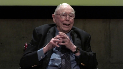 Thumbnail for entry Redlands Forum: Charlie Munger