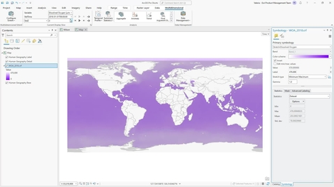 Thumbnail for Multidimensional Raster Symbology in ArcGIS Pro