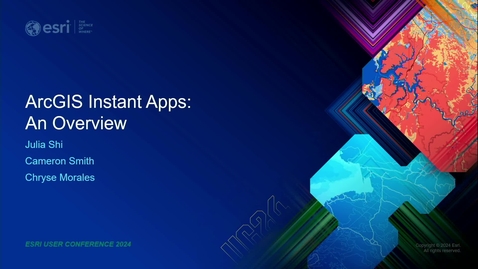 Thumbnail for ArcGIS Instant Apps: An Overview
