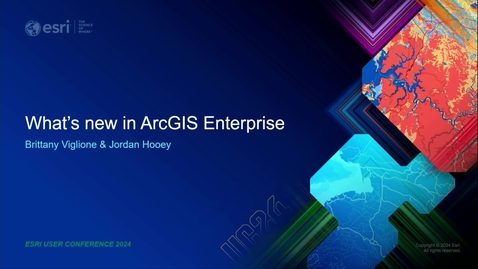 Thumbnail for ArcGIS Enterprise: What's New