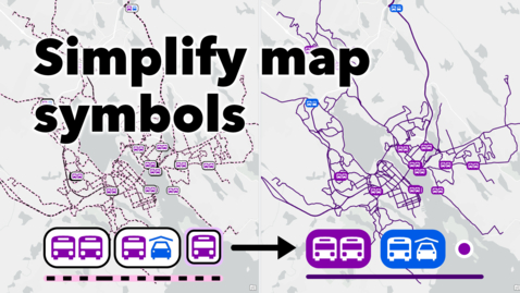 Thumbnail for Simplify map symbols