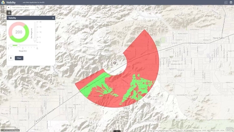 Thumbnail for entry Military Tools for ArcGIS in Web AppBuilder: Using Visibility