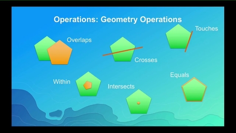 Thumbnail for entry Building Interactive Web Apps Using the ArcGIS API for JavaScript Geometry Engine