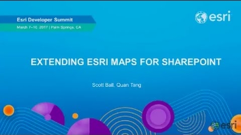 Thumbnail for Extending Esri Maps for SharePoint