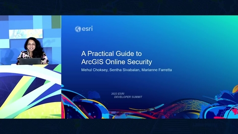 Thumbnail for entry A Practical Guide to ArcGIS Online Security