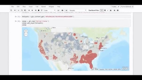 Thumbnail for entry ArcGIS API for Python: An End-To-End Data Science Workflow