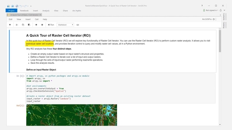 Thumbnail for A Quick Tour of Raster Cell Iterator