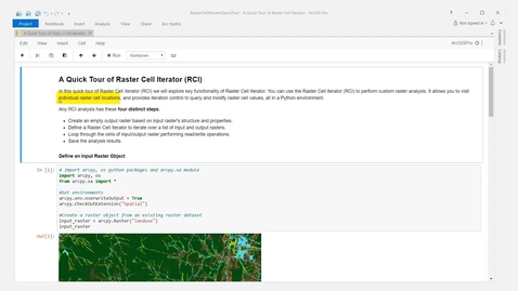 Thumbnail for entry A Quick Tour of Raster Cell Iterator