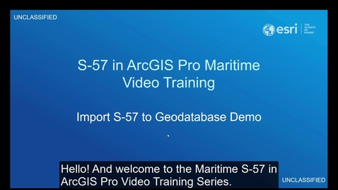 Thumbnail for 4_S57_Import_to_Geodatabase_Demo