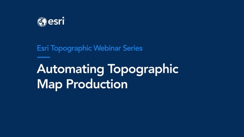 Thumbnail for entry Automating Topographic Map Production Part 2