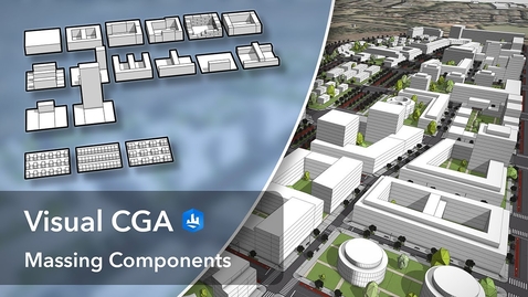 Thumbnail for Visual CGA: Massing Study for Urban Planning, Part 1: Massing Components Collection