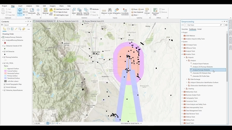 Thumbnail for Analyze Runway Obstacles in ArcGIS