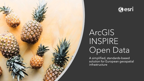 Thumbnail for entry An Introduction to ArcGIS INSPIRE Open Data