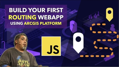 Thumbnail for Create a web app to find routes and directions using the ArcGIS API for JavaScript