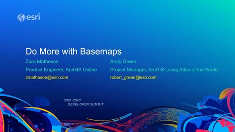 Thumbnail for Do More with Basemaps