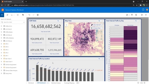 Thumbnail for entry Telecommunication Solution: CDR Location Analytics using ArcGIS Insights
