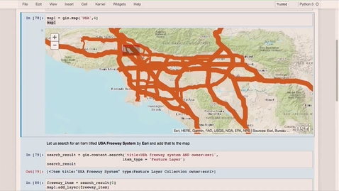 Thumbnail for ArcGIS API for Python: Mapping, Visualization and Analysis