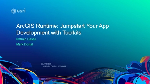 Thumbnail for entry ArcGIS Runtime: Jumpstart Your App Development with Toolkits