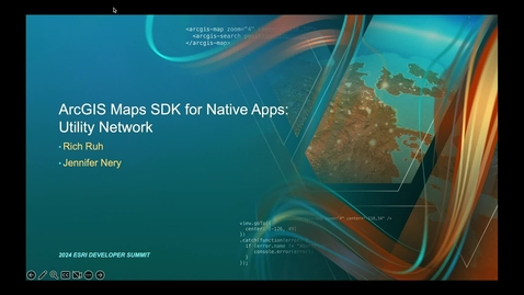 Thumbnail for entry ArcGIS Maps SDKs for Native Apps: Utility Network