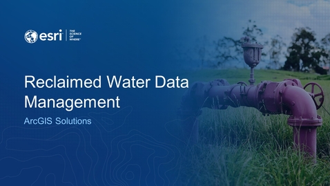 Thumbnail for Reclaimed Water Data Management