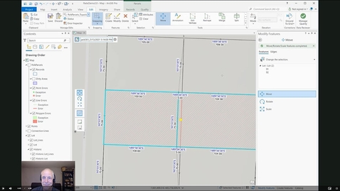 Thumbnail for entry ArcGIS Pro Parcel Fabric: Adjust a Boundary Line Between Two Parcels