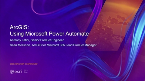 Thumbnail for entry ArcGIS: Using Microsoft Power Automate