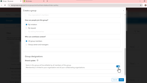 Thumbnail for Enable a Shared Update Group to Edit Submitted Survey Records in ArcGIS Survey123