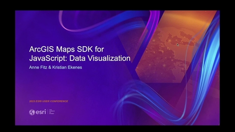 Thumbnail for ArcGIS Maps SDK for JavaScript: Data Visualization