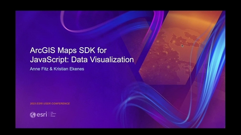 Thumbnail for entry ArcGIS Maps SDK for JavaScript: Data Visualization