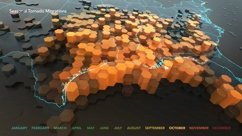 Thumbnail for entry Animated Maps: Seasonal Tornado Migrations